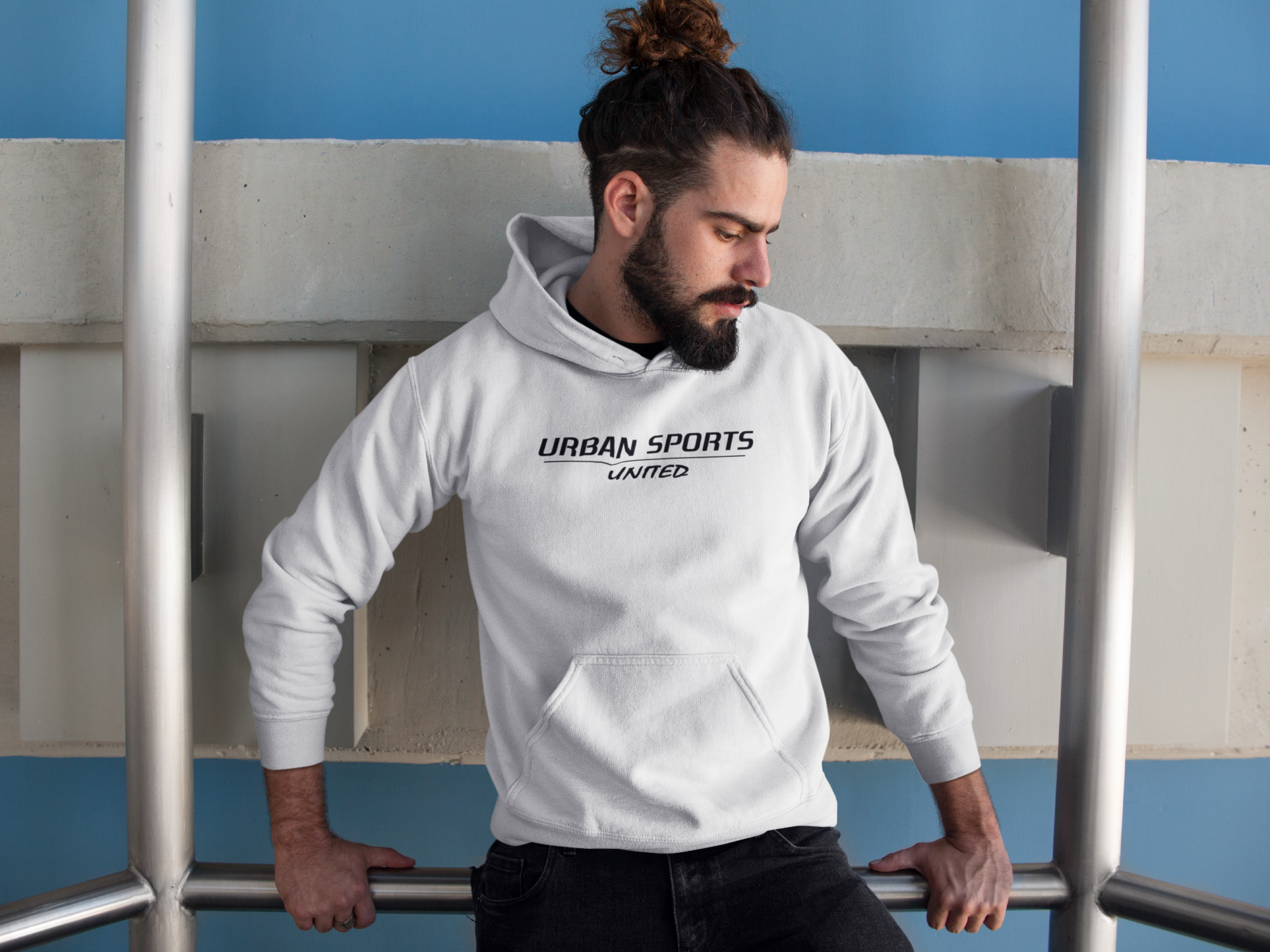 hipster-man-holding-on-to-a-rail-wearing-a-pullover-hoodie-template-a17759